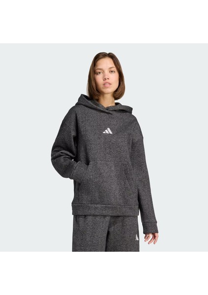 Sportswear JX4346 ALL SZN Holiday Glitter Fleece Loose Kapüşonlu Üst