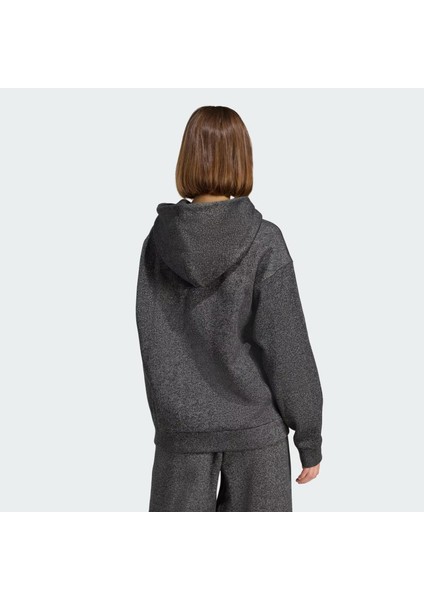 Sportswear JX4346 ALL SZN Holiday Glitter Fleece Loose Kapüşonlu Üst fiyatları