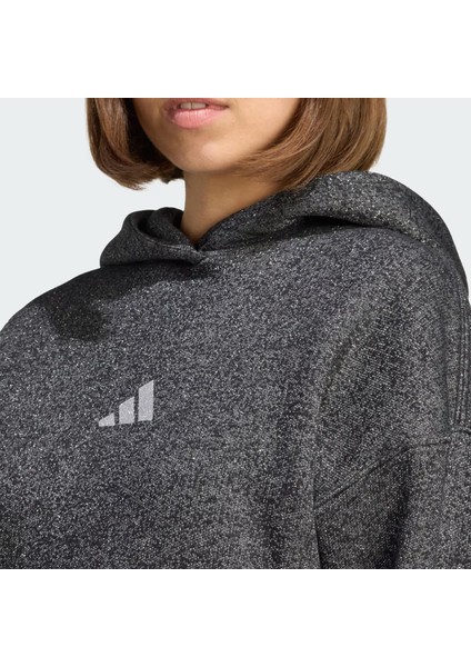 Sportswear JX4346 ALL SZN Holiday Glitter Fleece Loose Kapüşonlu Üst