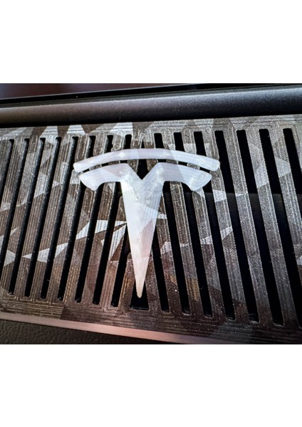 Tesla Model Y Juniper Arka Havalandırmalar Için Desenli Koruma Kapakları - 3'lü Set