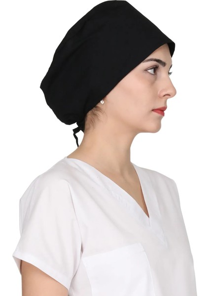 3'ü Bir Arada Doktor Hemşire Aşçı Cerrahi Bone Hastane Anne Bone Iş Bandanası Tesettür Bonesi Gtb8 modelleri