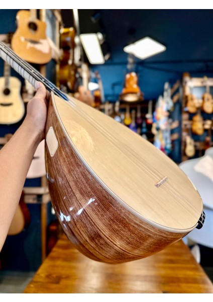 Kısa Sap Üst Seri Tam Profesyonel Ceviz Bağlama 40 Tekne fiyatları