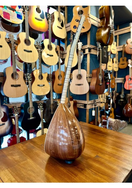 Kısa Sap Üst Seri Tam Profesyonel Ceviz Bağlama 40 Tekne fırsatları