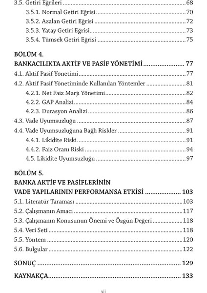 Vadeye Karşı Kârlılık fırsatları