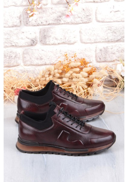 5333 Rahat Lastikli Kauçuk Taban Hakiki Deri Erkek Ayakkabı fiyatları