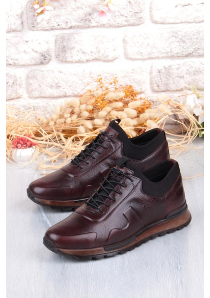 5333 Rahat Lastikli Kauçuk Taban Hakiki Deri Erkek Ayakkabı modelleri