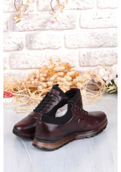 5333 Rahat Lastikli Kauçuk Taban Hakiki Deri Erkek Ayakkabı fırsatları