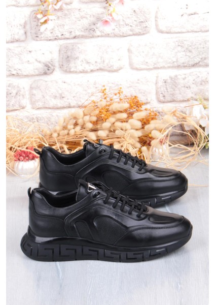 6706 Rahat Lastik Bağçıklı Kauçuk Taban Hakiki Deri Erkek Ayakkabı fiyatları