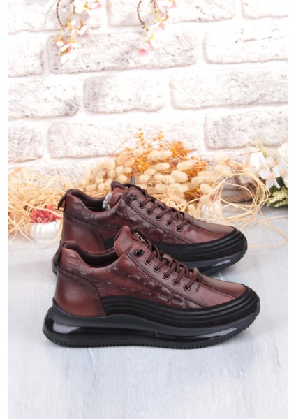 E053 Rahat Lastik Bağçıklı Kalın Air Taban Taban Hakiki Deri Erkek Ayakkabı fiyatları