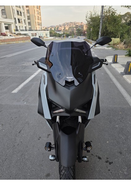 Yamaha Xmax Techmax Siperlik Ön Cam 2025 Model 39CM Siyah Renkli 4mm Asansörlü indirimleri