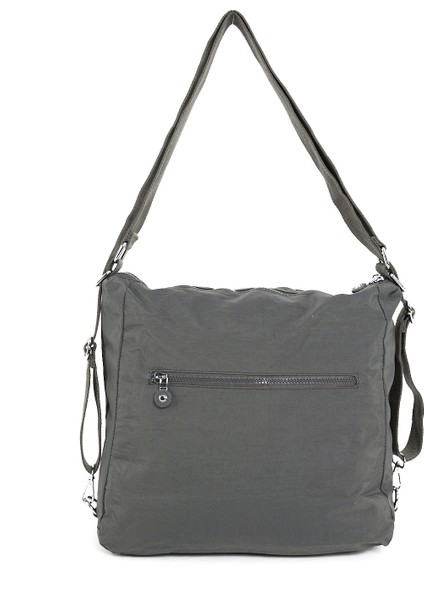 Çok Cepli Ayarlanabilir Çapraz Askılı Kadın Omuz ve Sırt Çantası Büyük Boy Günlük HV3050 Koyu Gri modelleri