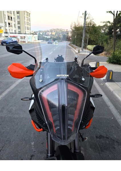 Ktm 1290 Super Adventure Ön Cam 2017-2020 Model 54CM Şeffaf Renkli 4mm