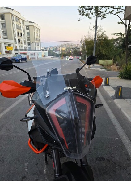 Ktm 1290 Super Adventure Ön Cam 2017-2020 Model 54CM Şeffaf Renkli 4mm fiyatları