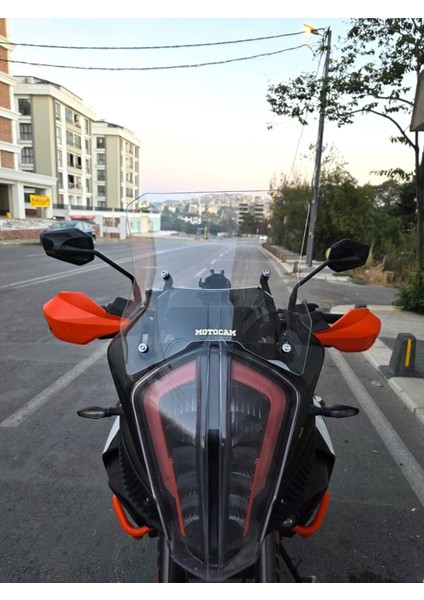 Ktm 1290 Super Adventure Ön Cam 2017-2020 Model 54CM Şeffaf Renkli 4mm indirimleri