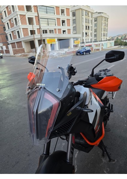 Ktm 1290 Super Adventure Ön Cam 2017-2020 Model 54CM Şeffaf Renkli 4mm