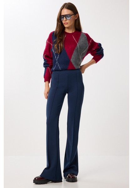 Ispanyol Paça Esnek Modal Tayt LUB0243 Lacivert fiyatları