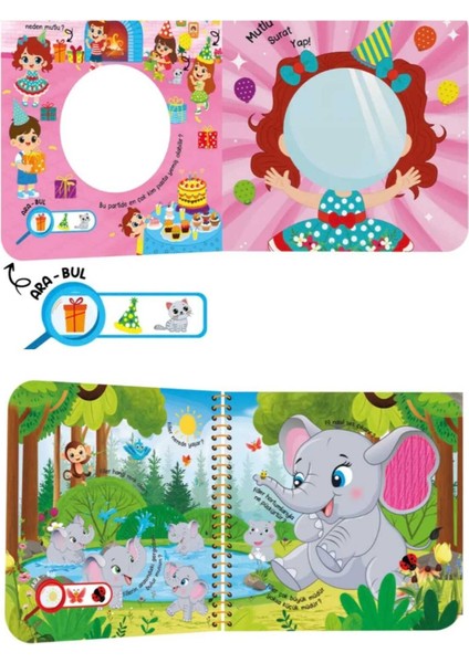 Aynalı Kitap 2'li Set (Duygular - Meslekler)/ Dokun Hisset - Aynalı Kitap 2'li Set (4'lü Set) modelleri