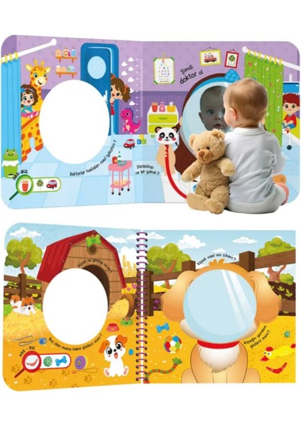 Aynalı Kitap 2'li Set (Duygular - Meslekler)/ Dokun Hisset - Aynalı Kitap 2'li Set (4'lü Set) indirimleri