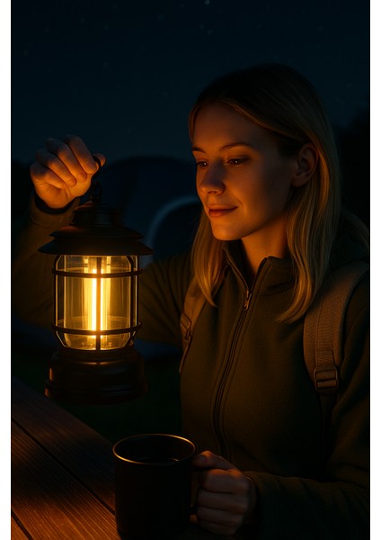 Retro LED Kamp & Bahçe Lambası modelleri