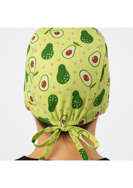 Avokado Desenli Doktor Hemşire Aşçı Bonesi Unisex modelleri