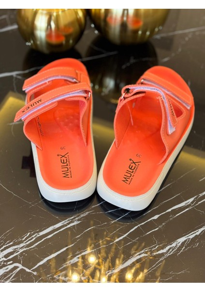 Kadın Ortopedik Çift Cırtlı Tam Kalıp Günlük Rahat Terlik modelleri