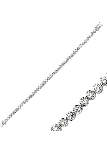 Su Yolu 925 Ayar Gümüş Bileklik