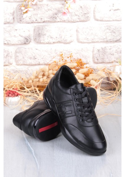 M337 Rahat Kauçuk Air Taban Taban Hakiki Deri Erkek Ayakkabı indirimleri