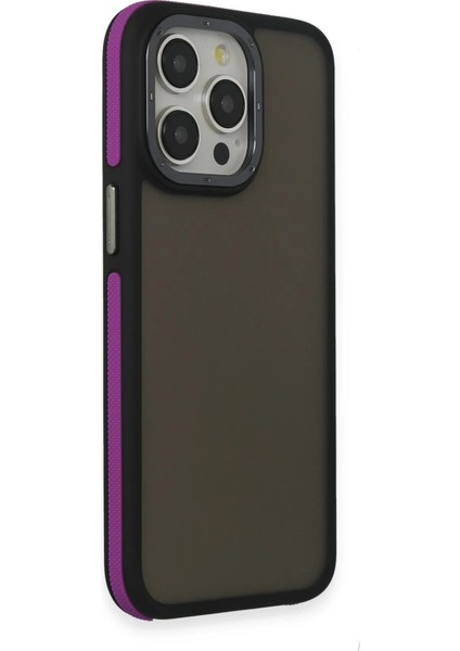 Apple iPhone 15 Pro Max Hybrid Shield Silikon Kılıf – Esnek, Hafif & Şık Koruyucu Kapak - Derin Mor fiyatları