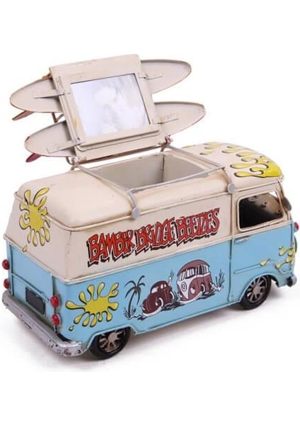 Dekoratif Metal Minibüs Kalemlik ve Çerçeveli Hediyelik fiyatları