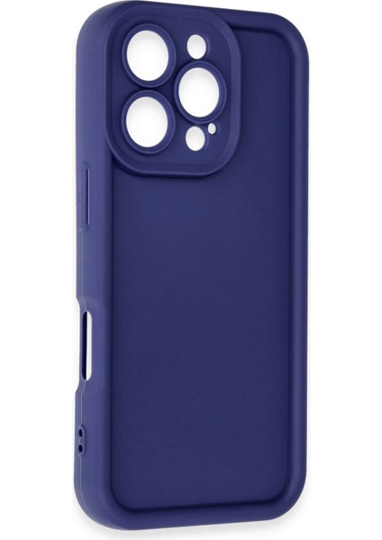 Apple iPhone 16 Pro Stylish Soft Kılıf (Yumuşak Kılıf) - Viera Elegant Design - Lacivert fiyatları