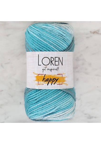 Loren Happy Ebruli El Örgü Ipi - RH004 - 34289