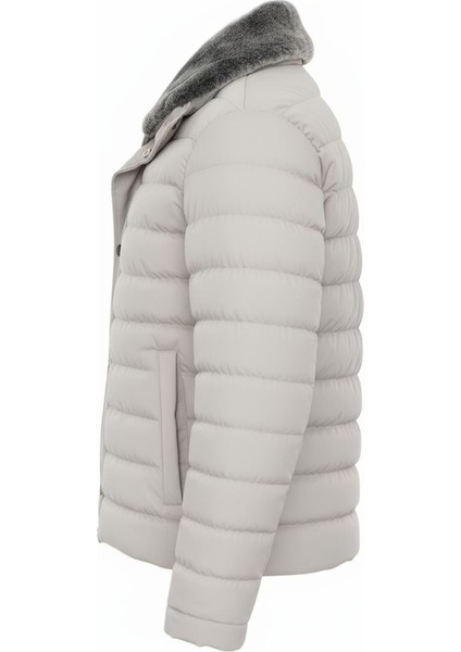 Erkek Krem Erkek Kışlık Şişme Kaban – Sıcak Tutan, Hafif ve Şık Tasarım fiyatları