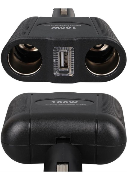 1646 Tek USB Girişli 100WATT 2x Çakmak Girişli Çakmak Çoklayıcı indirimleri