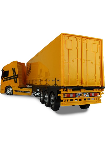 Scania, Volvo Model Oyuncak Tır – 46 cm Uzunluk, Hareketli Dorse, 12 Tekerlekli Konteyner Tır modelleri