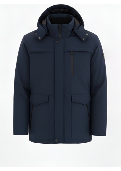 Erkek Lacivert Erkek Kışlık Şişme Kaban – Sıcak Tutan, Hafif ve Şık Tasarım Mont&kaban