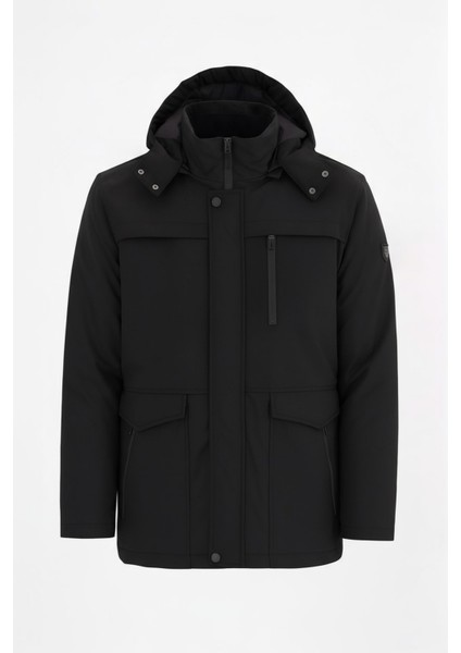 Erkek Siyah Erkek Kışlık Şişme Kaban – Sıcak Tutan, Hafif ve Şık Tasarım Mont&kaban