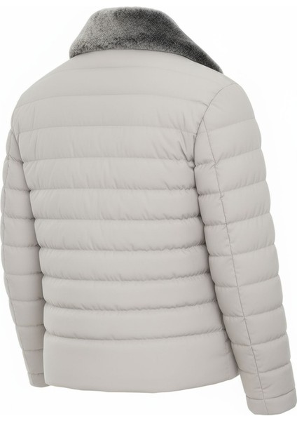 Erkek Krem Erkek Kışlık Şişme Kaban – Sıcak Tutan, Hafif ve Şık Tasarım modelleri