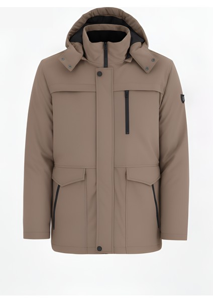 Erkek Krem Erkek Kışlık Şişme Kaban – Sıcak Tutan, Hafif ve Şık Tasarım Mont&kaban