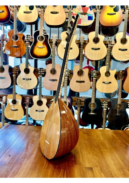 Kısa Sap Üst Seri Tam Profesyonel Karaağaç Bağlama 40 Tekne fırsatları