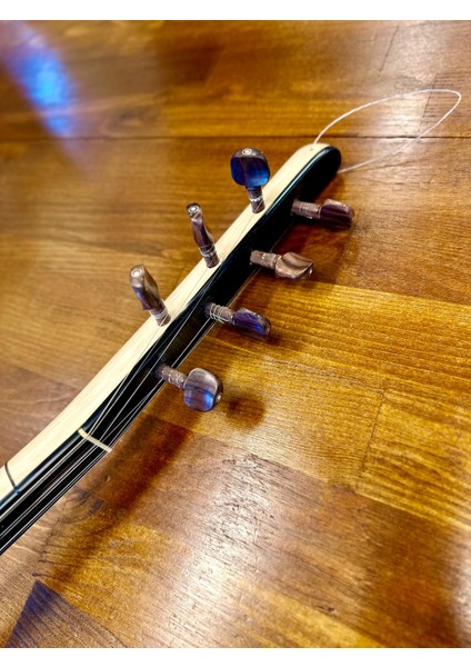 Kısa Sap Üst Seri Tam Profesyonel Karaağaç Bağlama 40 Tekne