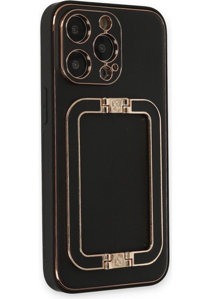 Apple iPhone 13 Pro Aurela Kapak – Şık, Tok & Metal Çerçeveli Stil - Siyah fiyatları