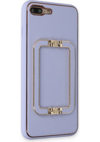 Apple iPhone 7 Plus Aurela Kapak – Şık, Tok & Metal Çerçeveli Stil - Lila indirimleri