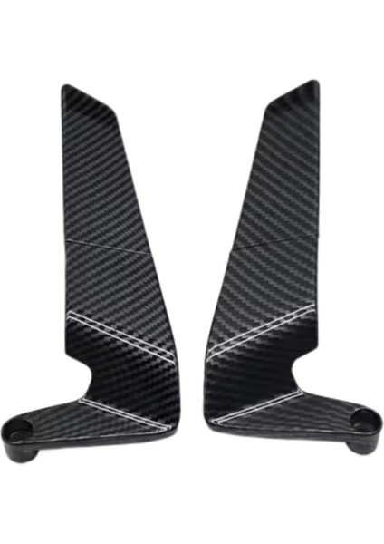 Gear5 Motosiklet Katlanır Gidon Kanat Ayna Delüx Model 3 Karbon