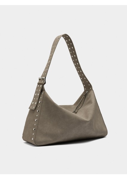 Zımba Detaylı ve Deri Görünümlü Çanta fırsatları