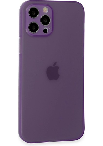 Apple iPhone 12 Pro Orion Soft Silikon Kılıf (Slim & Hafif) - Koyu Mor modelleri