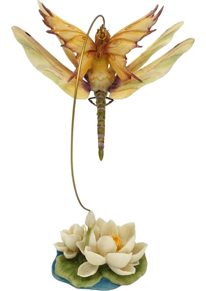 Yusufçuk Üstündeki Peri Biblosu El Yapımı Renkli Sallanabilen Koleksiyon Figür indirimleri