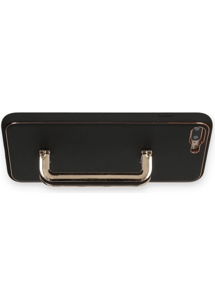 Apple iPhone 7 Plus Aurela Kapak – Şık, Tok & Metal Çerçeveli Stil - Siyah modelleri