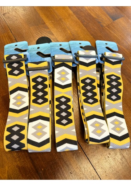 Elektro Gitar Askısı Desenli