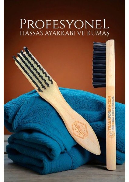 Nubuk Süet Paça Fırçası - Hassas Ayakkabılar Için Profesyonel Fırça 722121