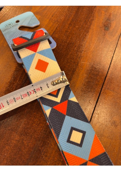 Elektro Gitar Askısı Desenli